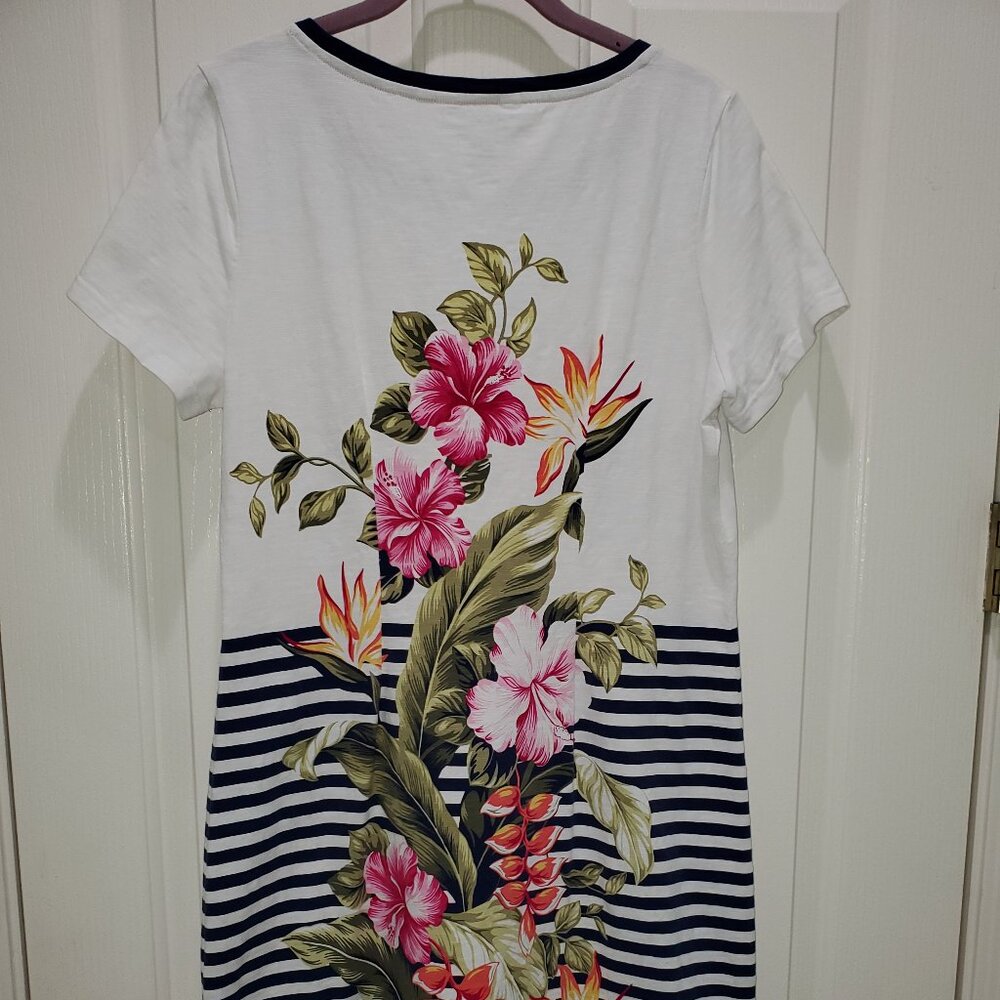 Tommy Bahama Kahuna Cascade Tee Shirt Dress, Medium - Picture 9 of 9